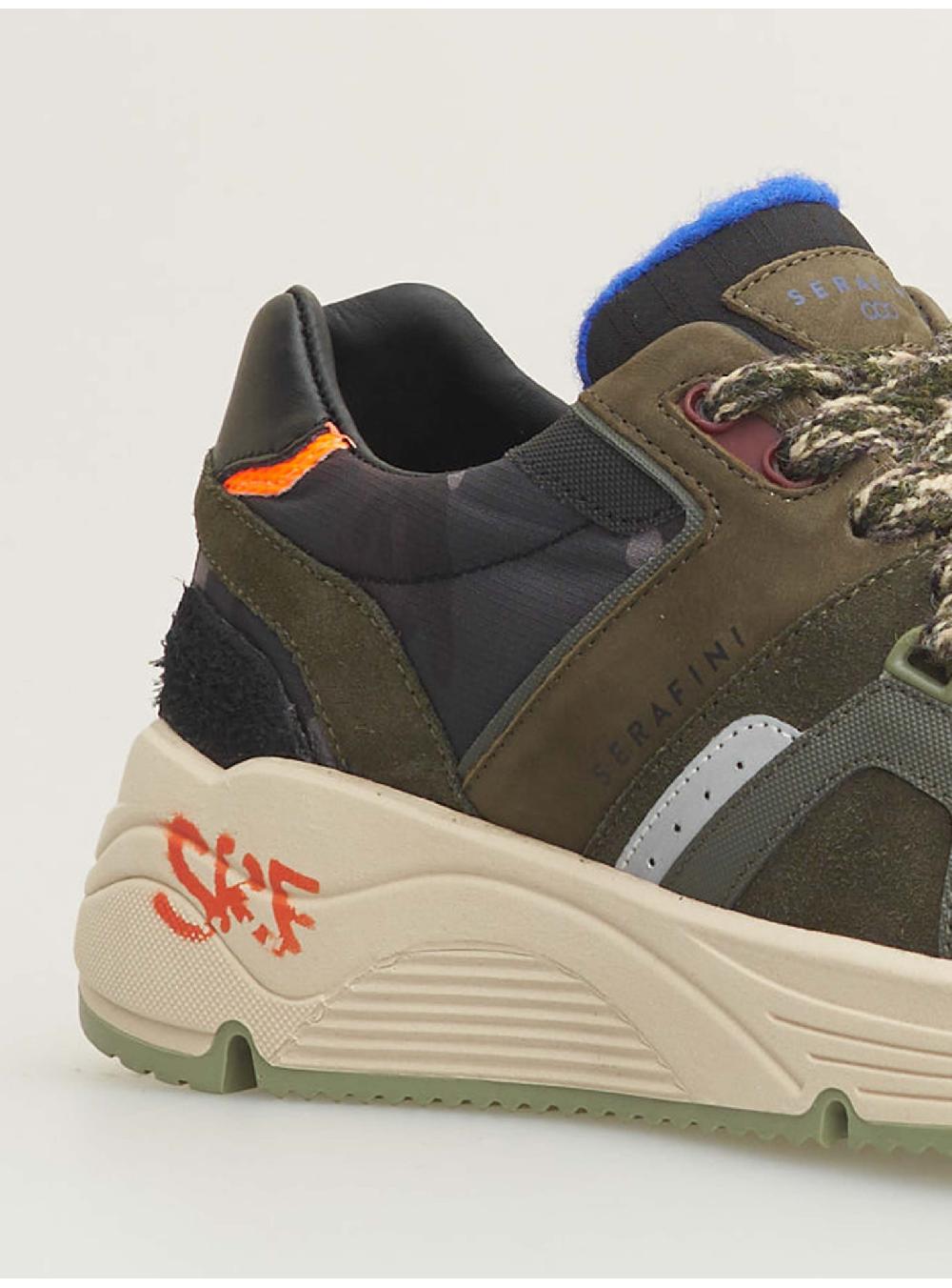 Serafini TOKYO - MILITARY GREEN BLACK Serafini Shop Fino Al -60%
