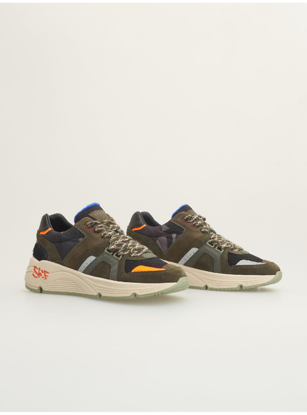 Serafini TOKYO - MILITARY GREEN BLACK Serafini Shop Fino Al -60%