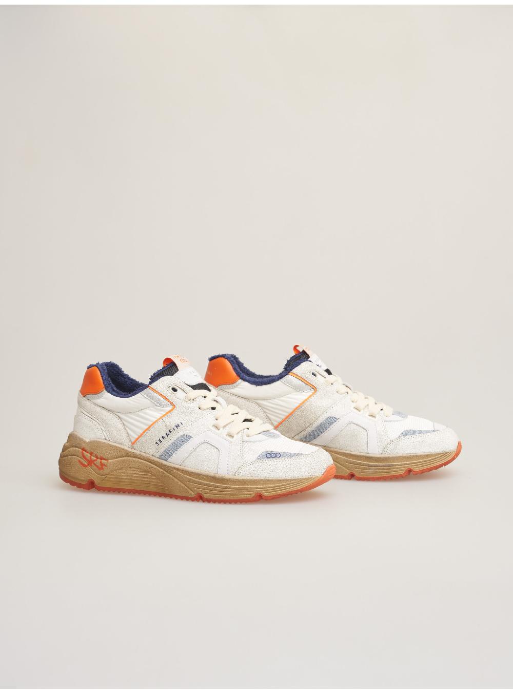 Serafini TOKYO - WHITE-CRACKED BLUE ORANGE Serafini Shop Affare Del Giorno