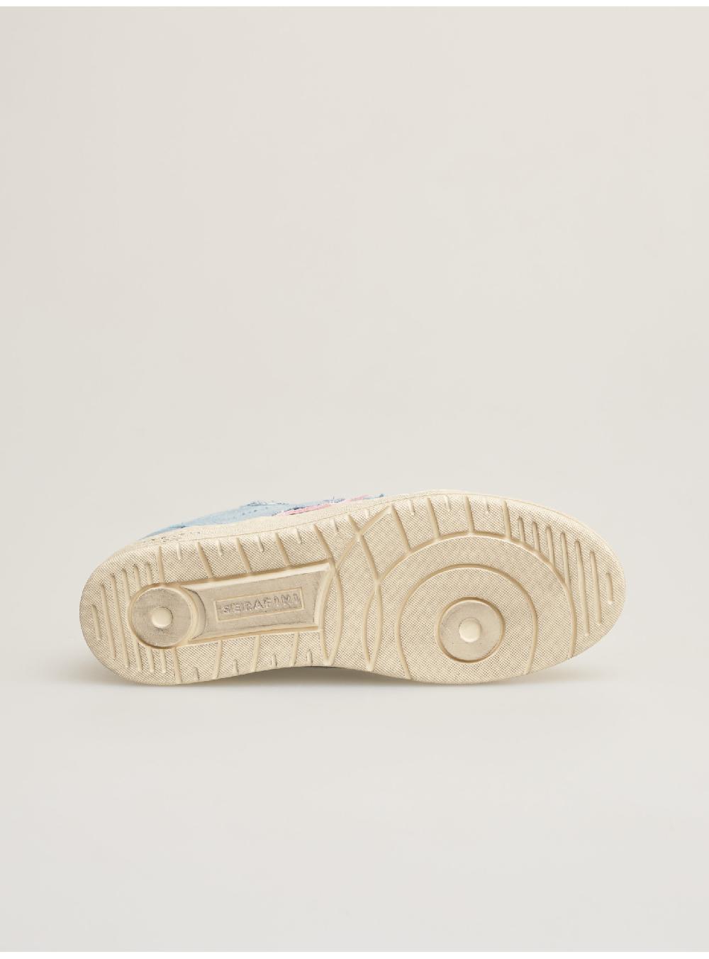 Serafini SAN DIEGO LOW - JEANS WHITE GREEN Serafini Shop Convenienza