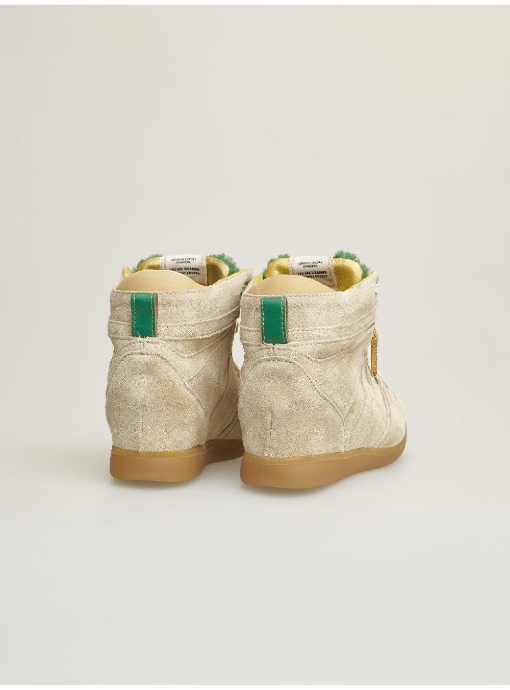 Serafini zeppa interna donna in scamosciato nabuck shearling Serafini Shop Online