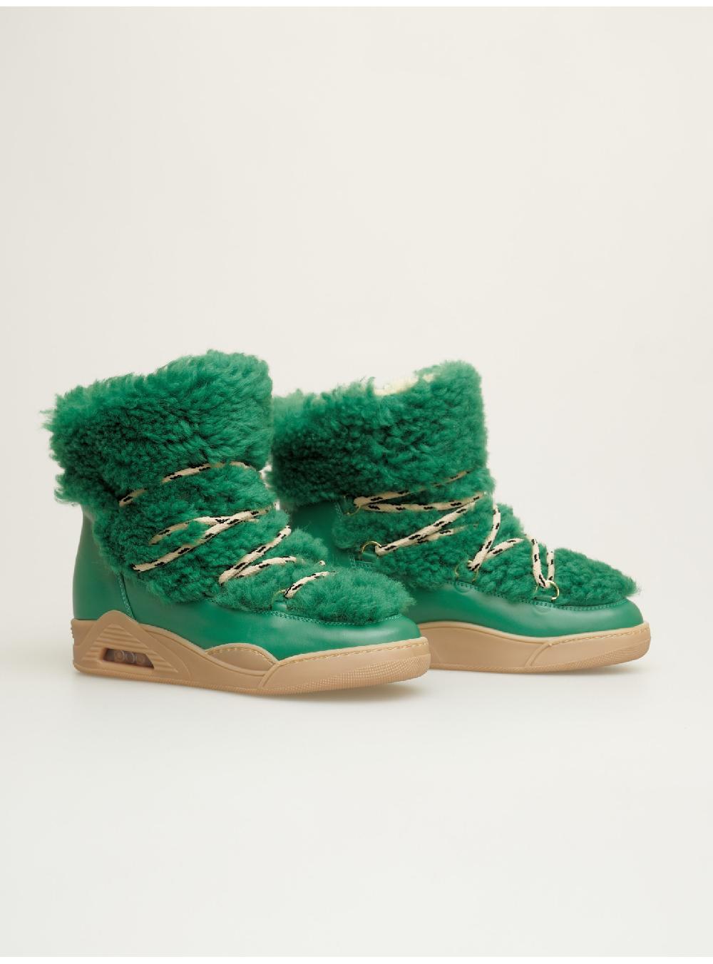 Serafini boots donna in shearling scamosciato Serafini Shop Outlet