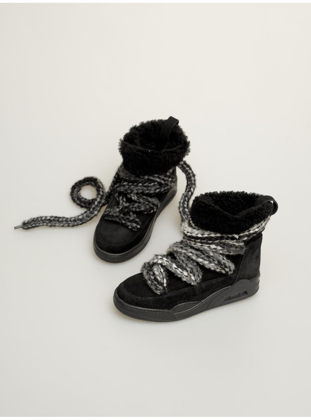 Serafini boots donna in shearling scamosciato Serafini Shop In Vendita