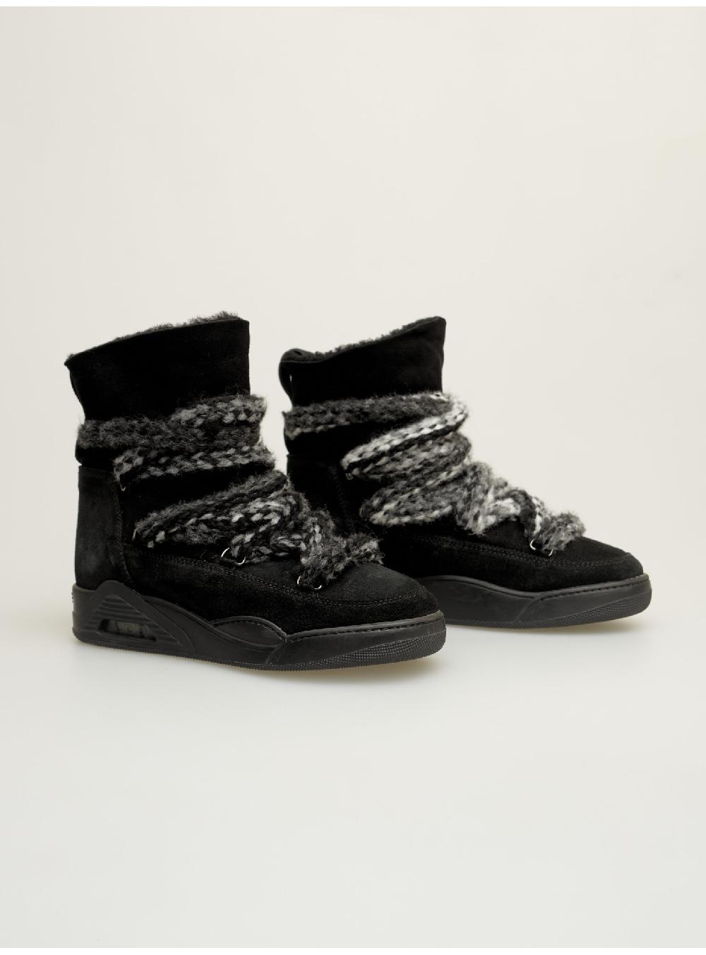 Serafini boots donna in shearling scamosciato Serafini Shop In Vendita
