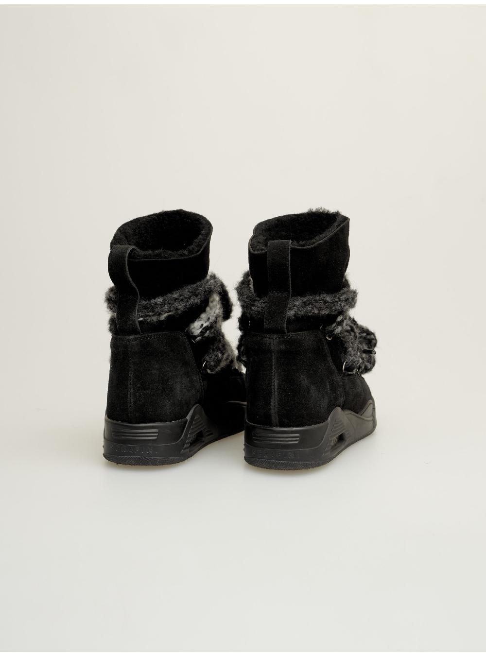 Serafini boots donna in shearling scamosciato Serafini Shop In Vendita