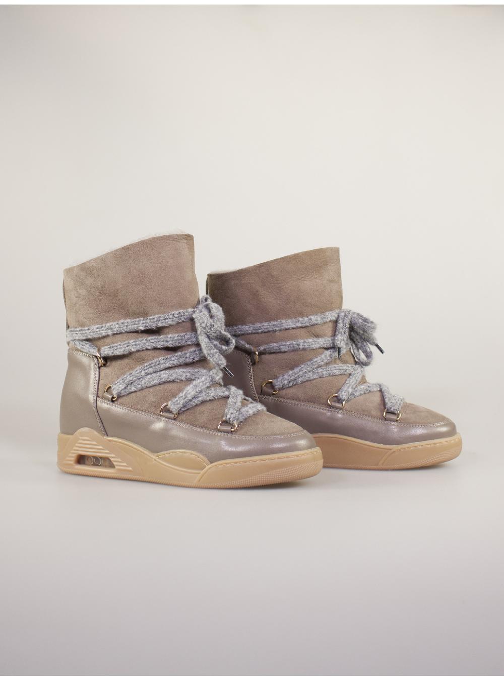 Serafini boots donna in shearling scamosciato Serafini Shop Saldi