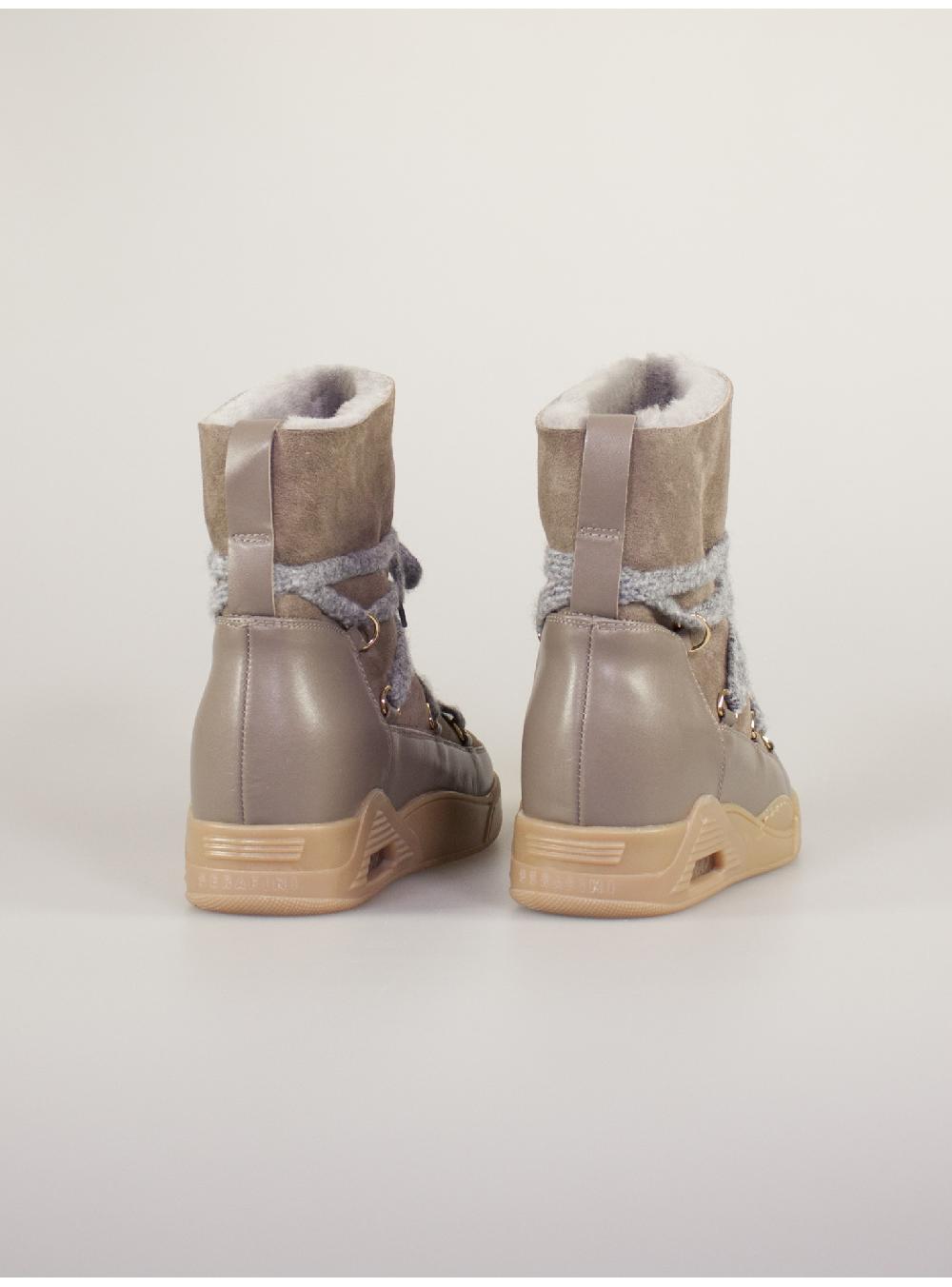 Serafini boots donna in shearling scamosciato Serafini Shop Saldi