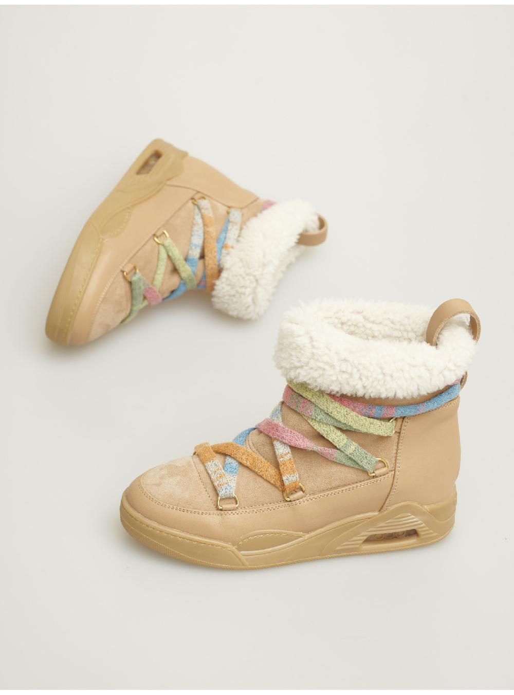 Serafini boots donna in shearling scamosciato Serafini Shop Offerte