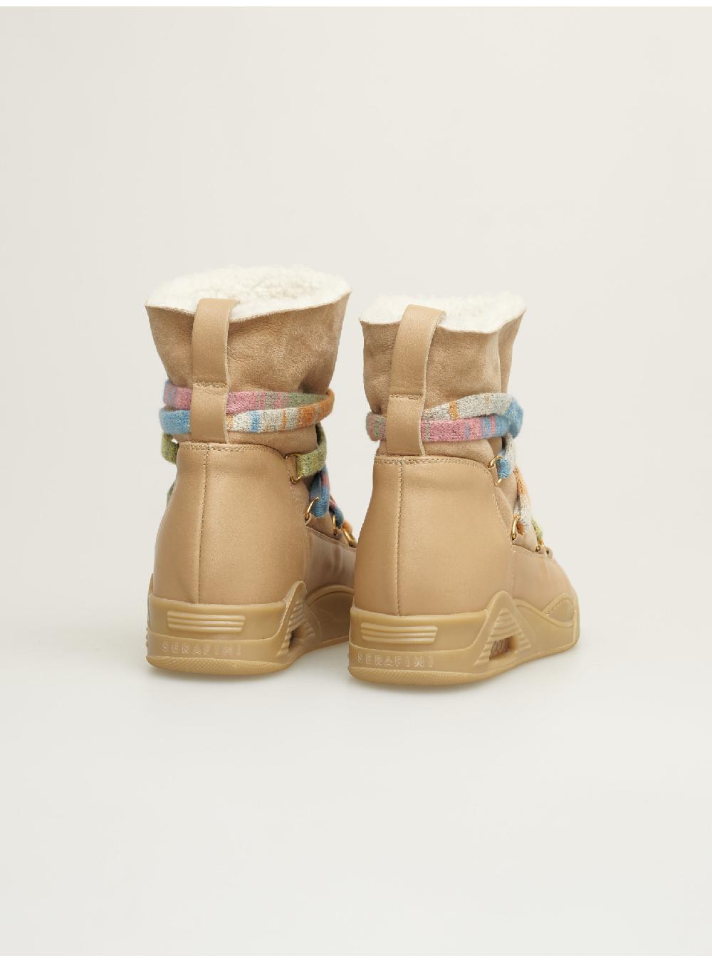 Serafini boots donna in shearling scamosciato Serafini Shop Offerte