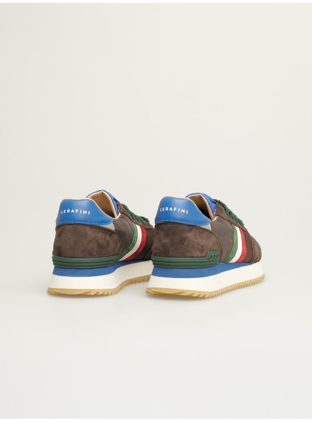 Serafini sneakers uomo in pelle nylon scamosciato tessuto Serafini Shop Offerta San Valentino
