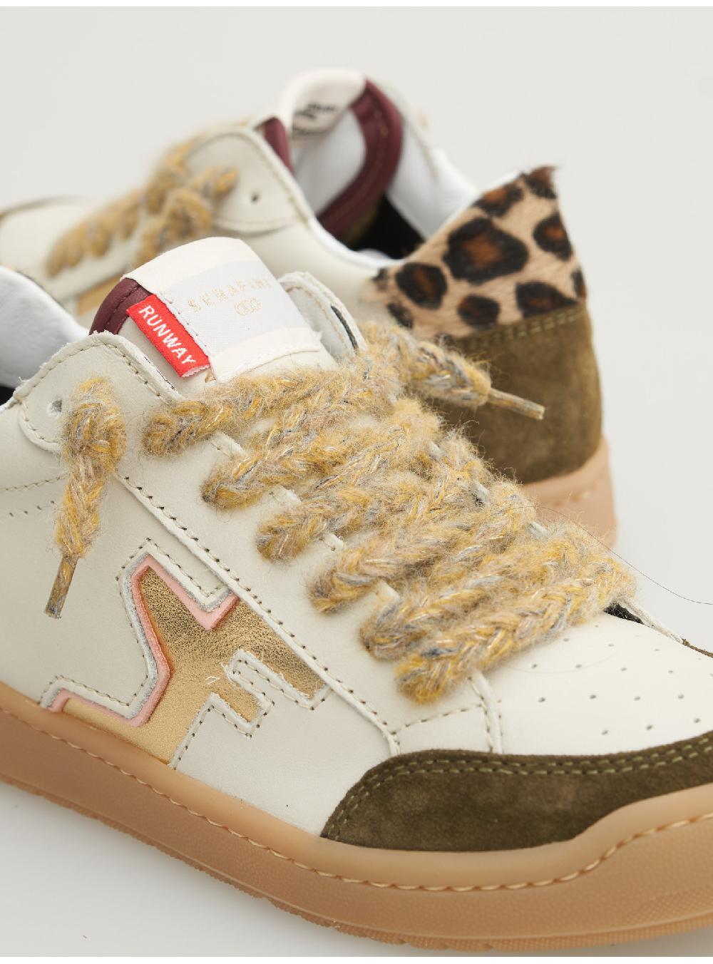 Serafini SAN DIEGO LOW - MILK OLIVE LEOPARD Serafini Shop Offerte stagionali
