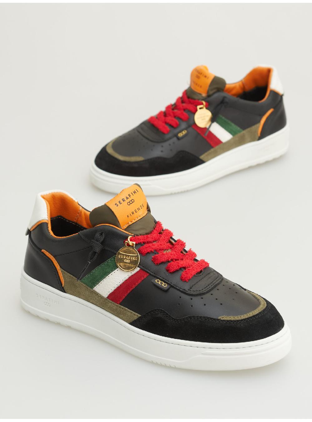 Serafini FIRENZE - BLACK ORANGE TRICOLOR Serafini Shop Super Saving Price