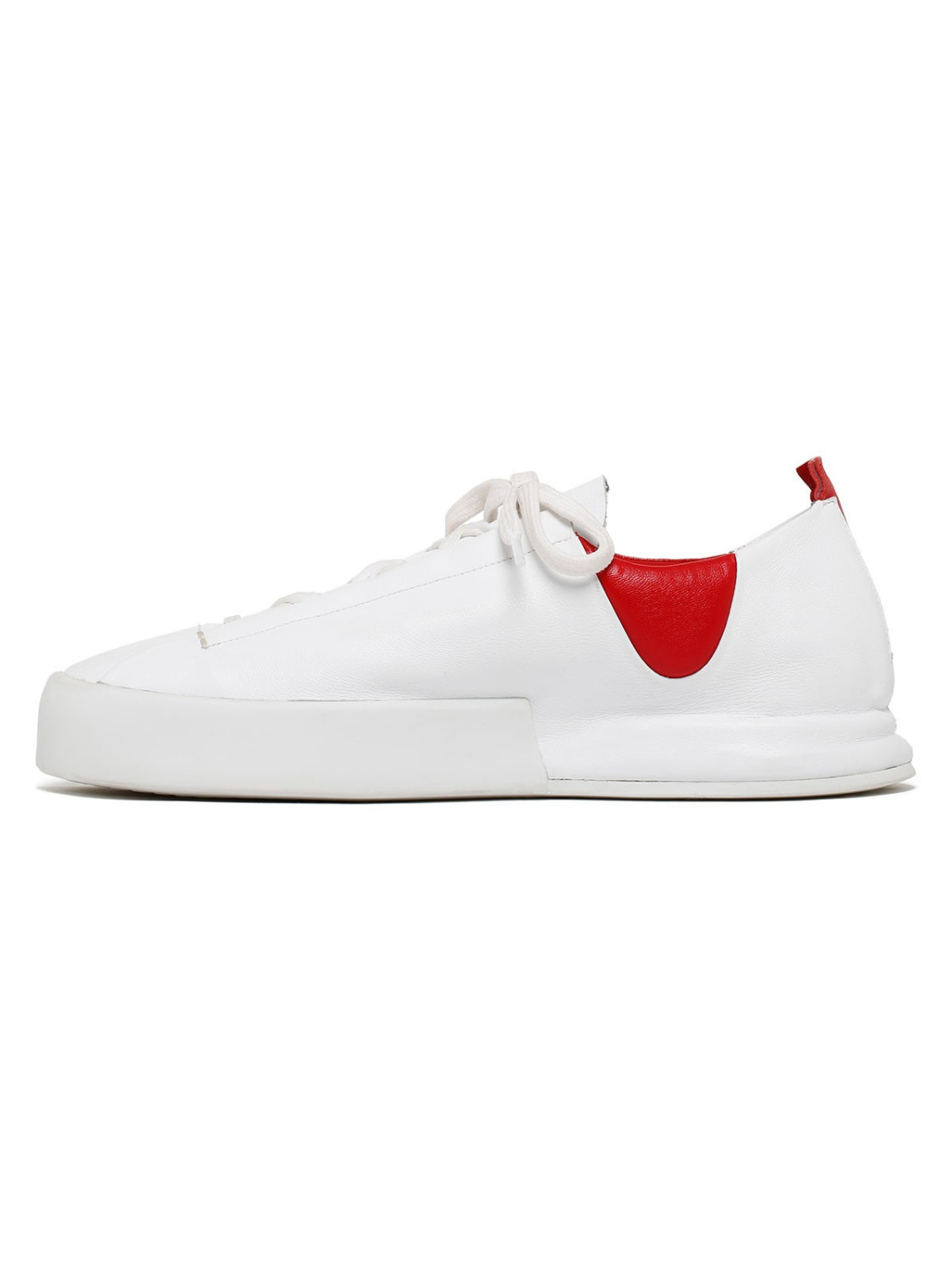 ﻿Silvano Sassetti Sneakers Lavelli bianco e rosso Sconto
