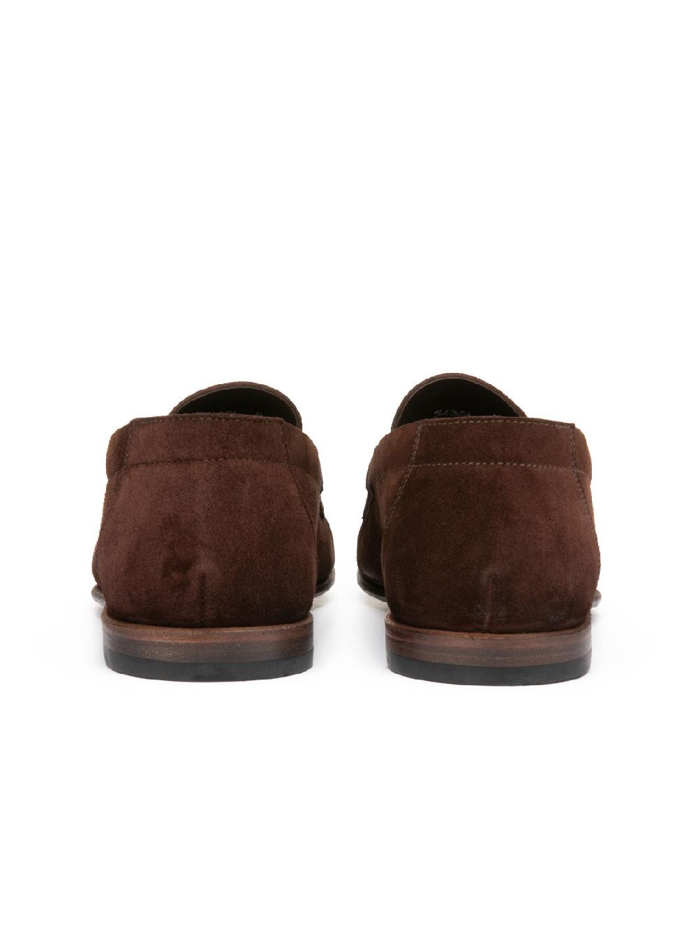 Silvano Sassetti Mocassini Penny in suede marrone Online