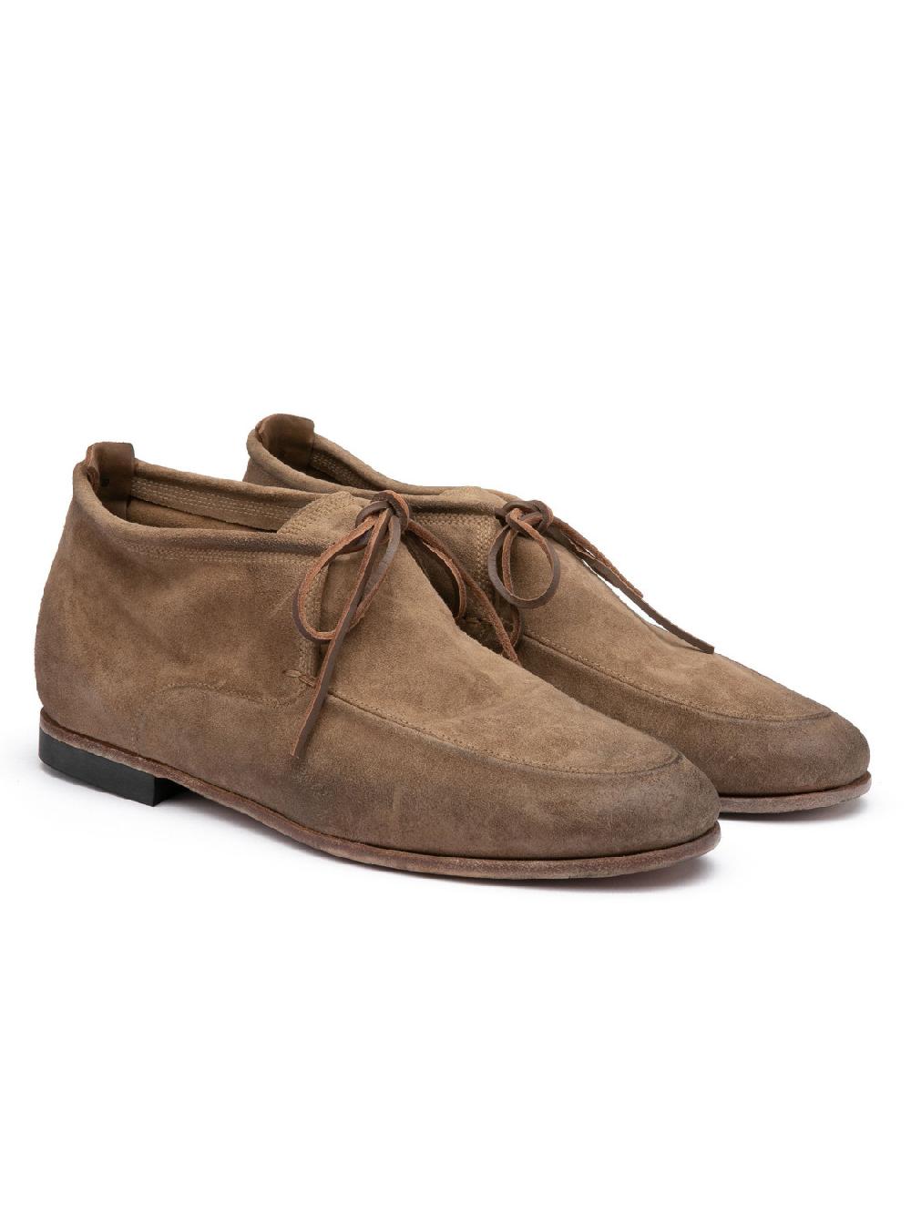 Silvano Sassetti Stivaletti Chukka in suede color argilla Negozio