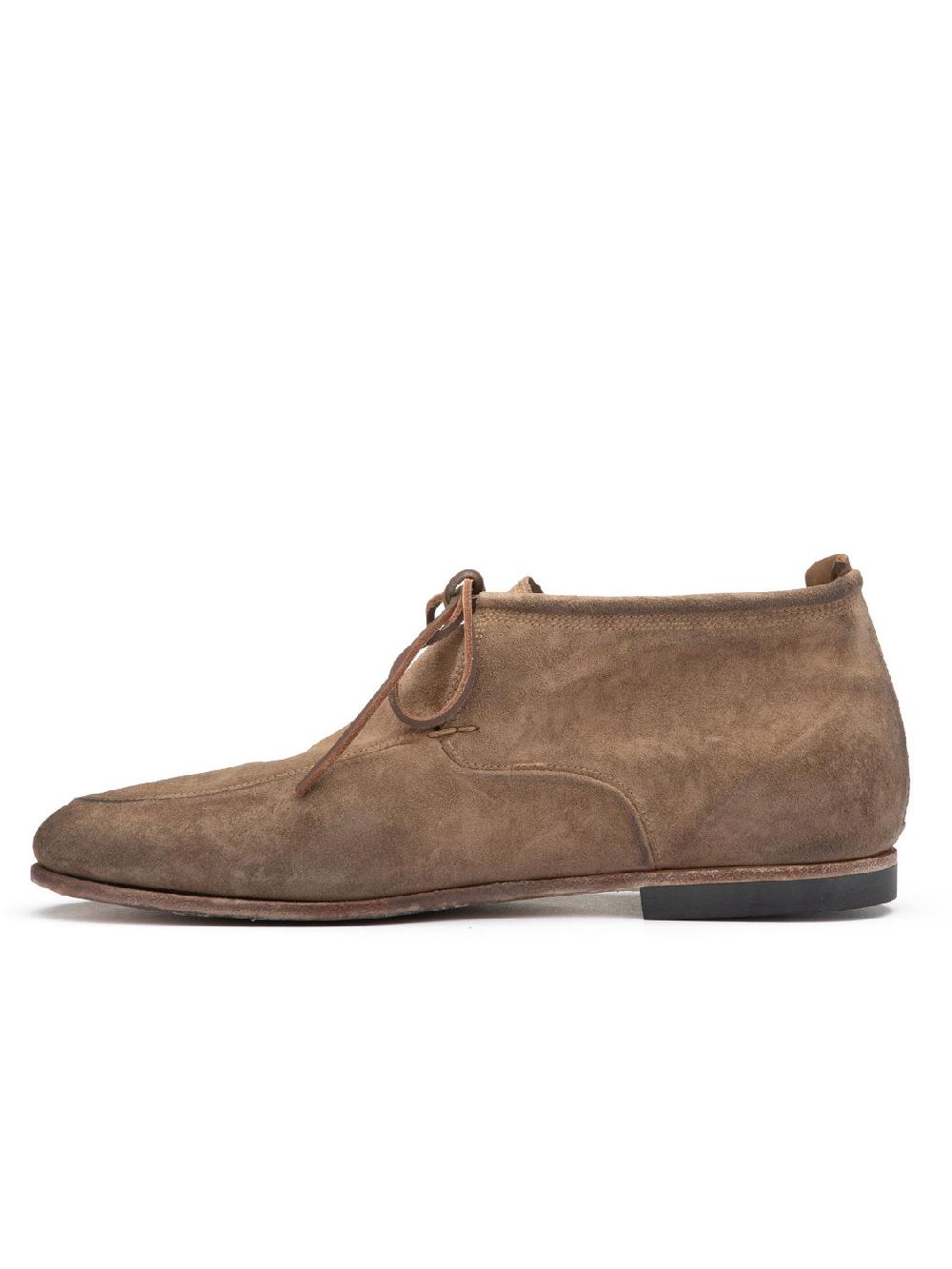 Silvano Sassetti Stivaletti Chukka in suede color argilla Negozio