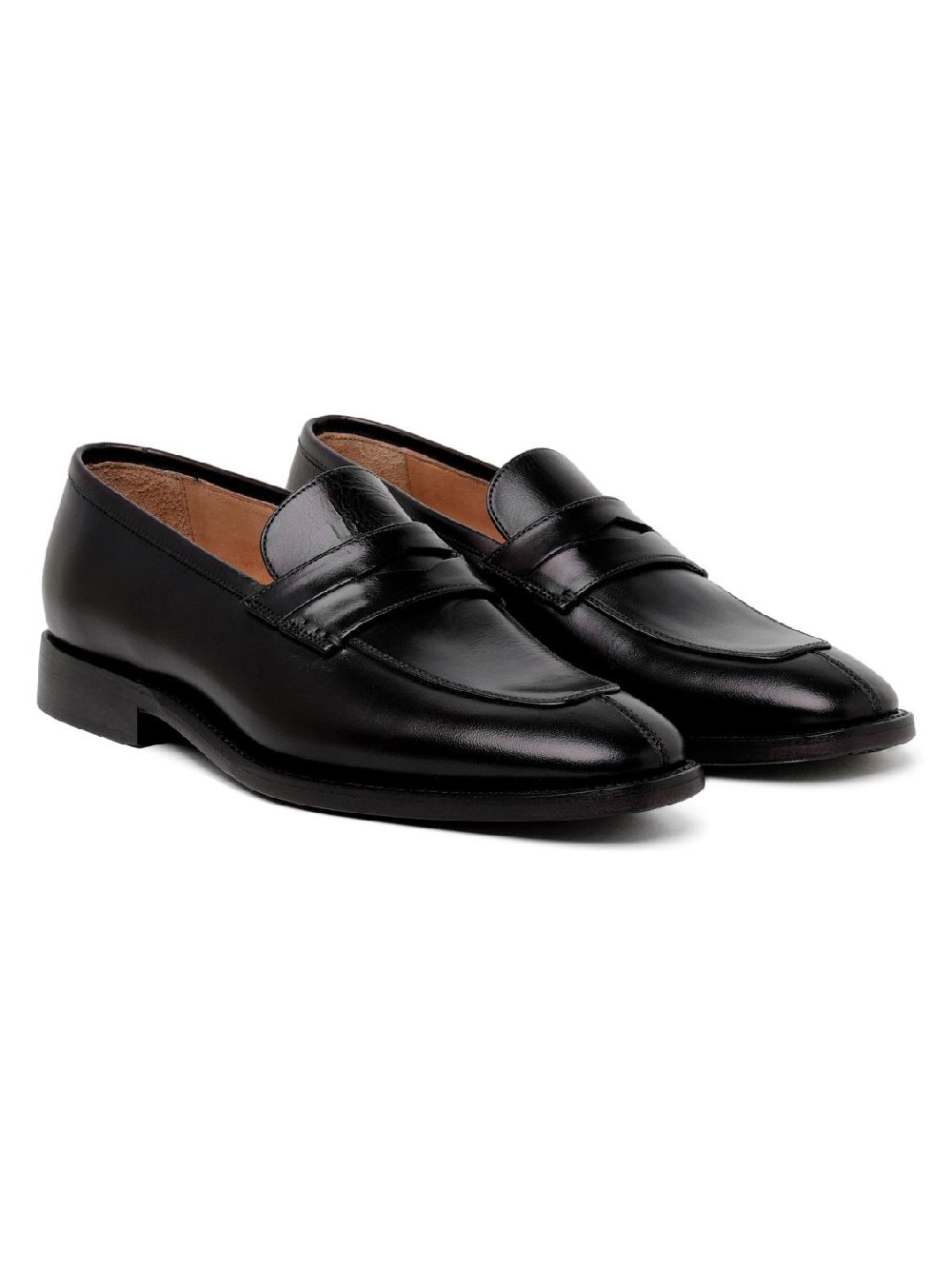 Silvano Sassetti Mocassini Marsiglia in pelle nera Promozione