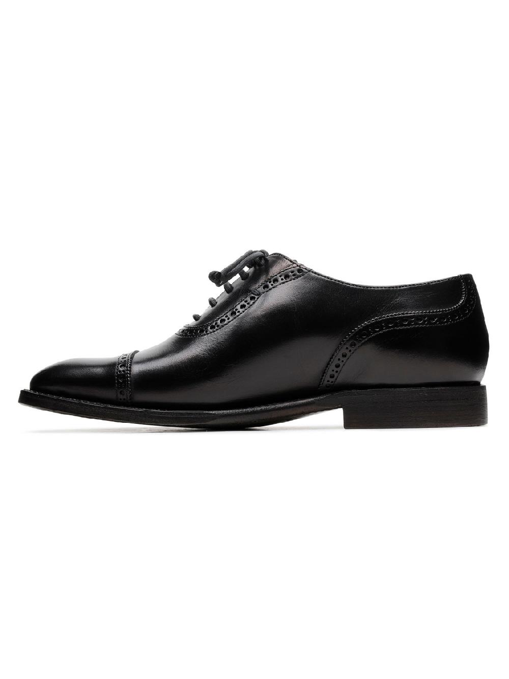 Silvano Sassetti Scarpe stringate Lione in pelle nera Pezzi Unici