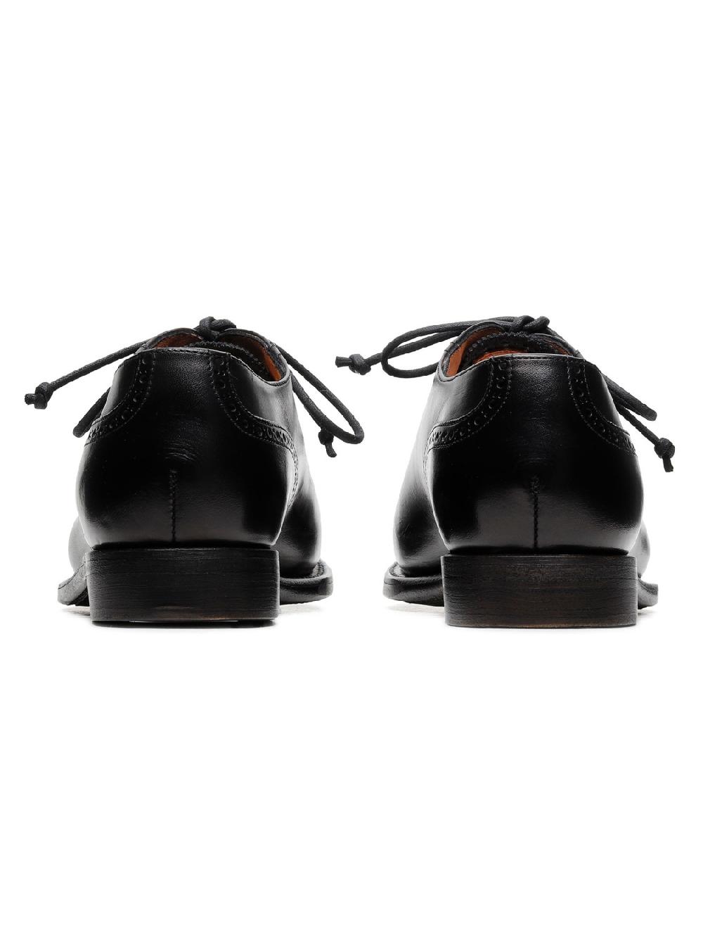 Silvano Sassetti Scarpe stringate Lione in pelle nera Pezzi Unici