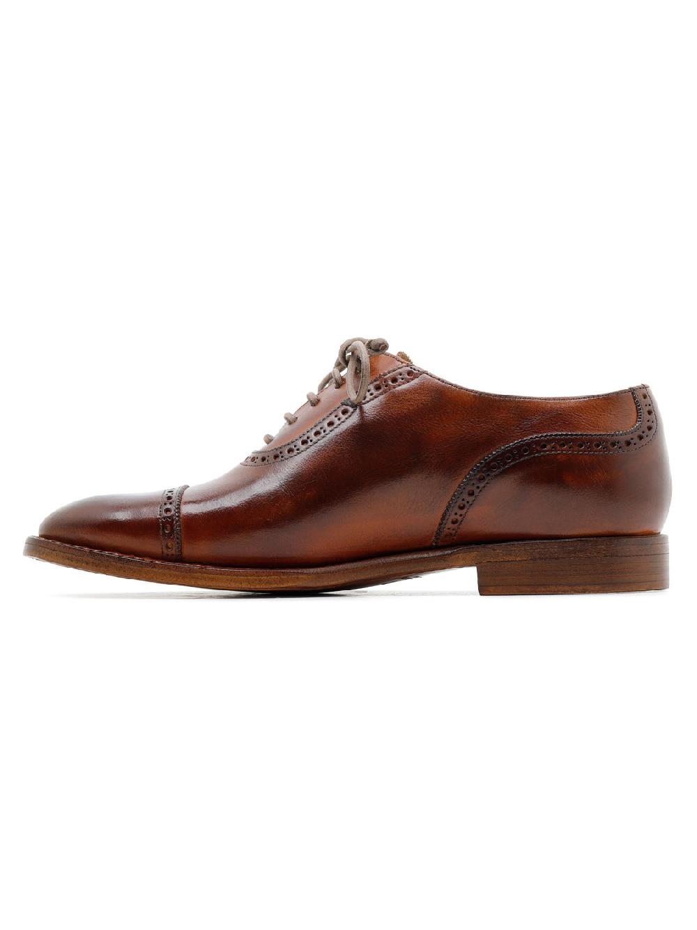 Silvano Sassetti Scarpe stringate Lione in pelle marrone Soddisfazione Garantita