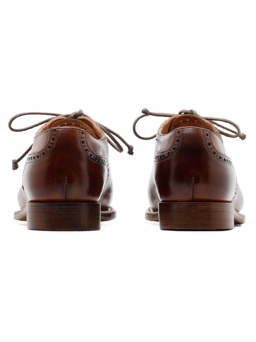 Silvano Sassetti Scarpe stringate Lione in pelle marrone Soddisfazione Garantita