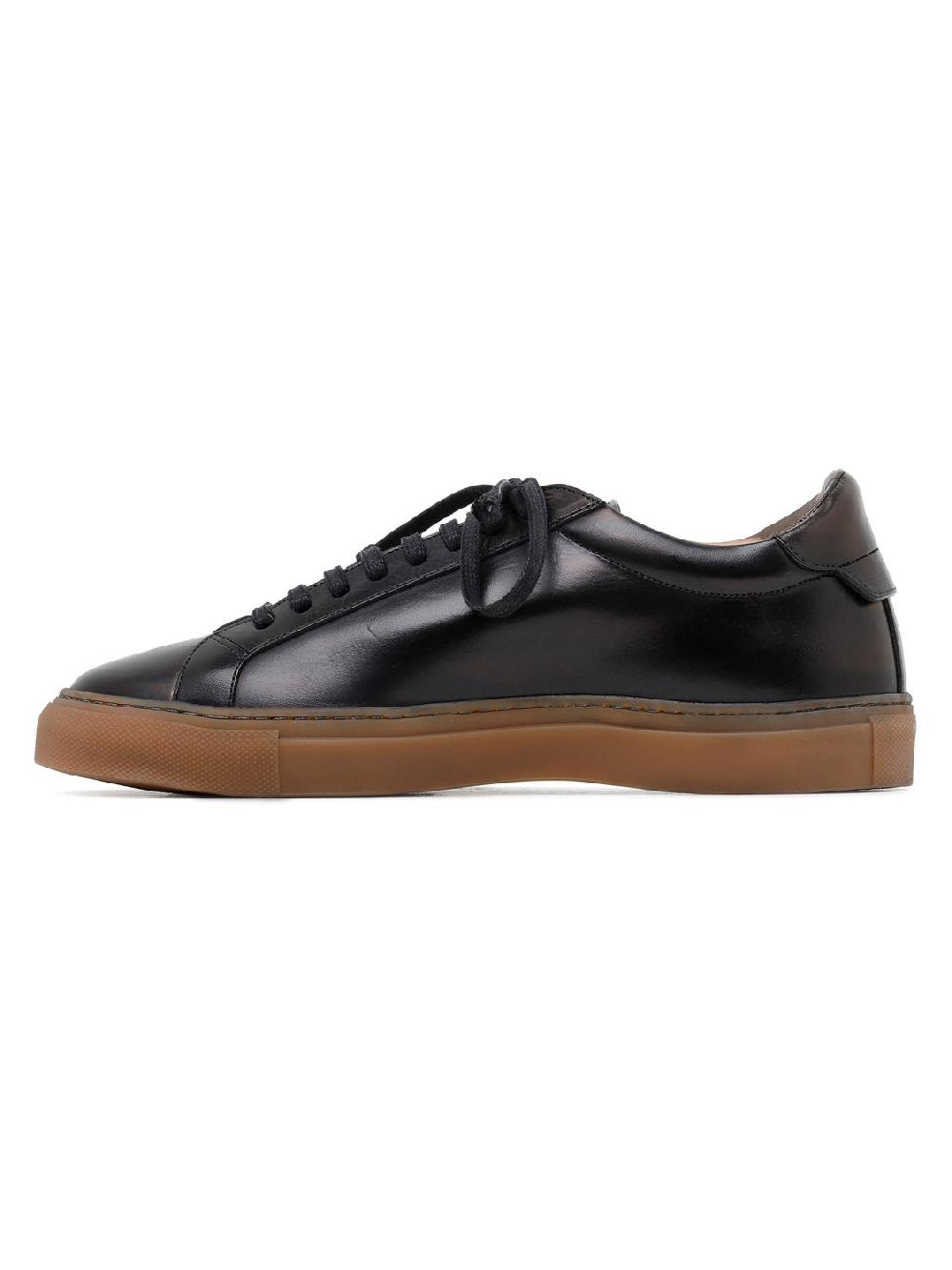 Silvano Sassetti Sneaker Romilly in pelle nera Qualità Garantita