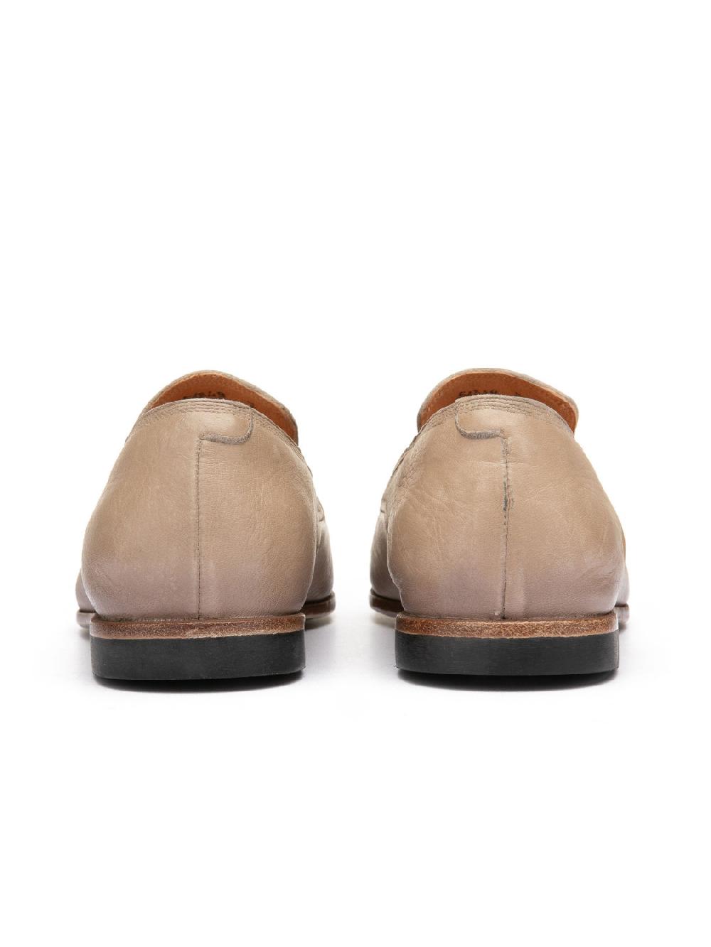 Silvano Sassetti Mocassini in pelle color crema Fino Al -60%