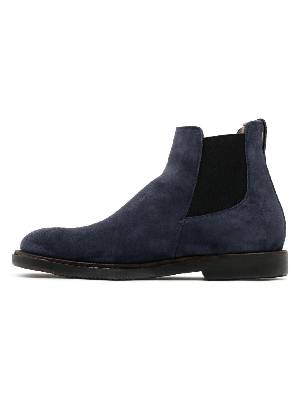 Silvano Sassetti Stivaletti in suede blu Convenienza