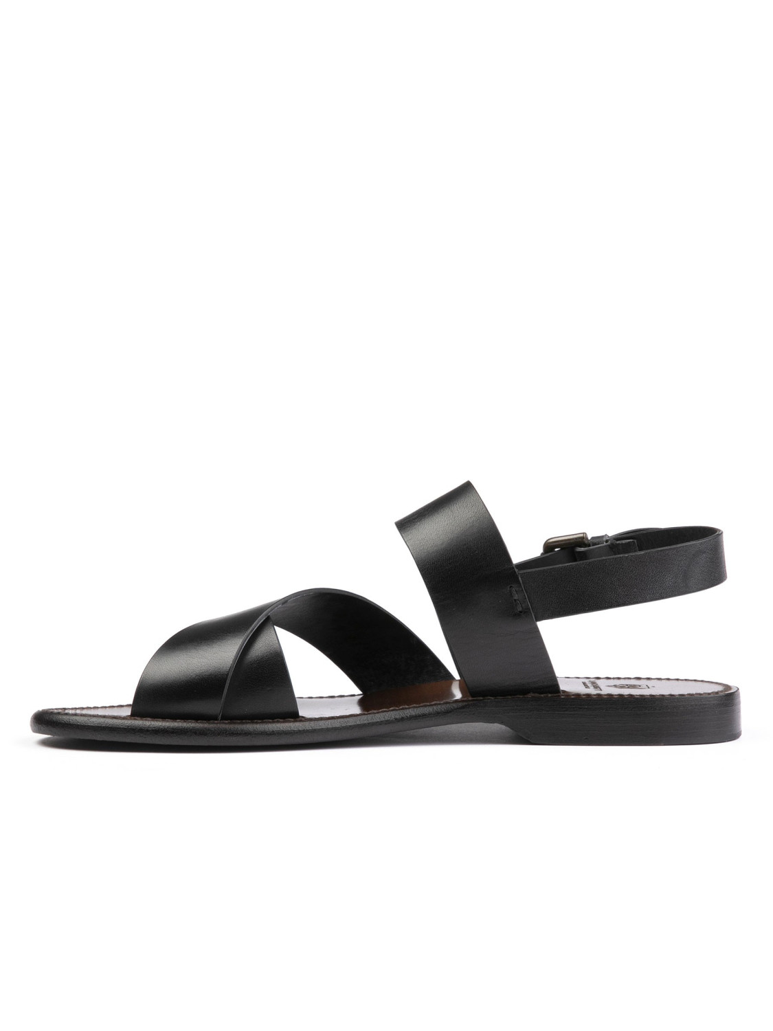 Silvano Sassetti Sandali in pelle nera Outlet