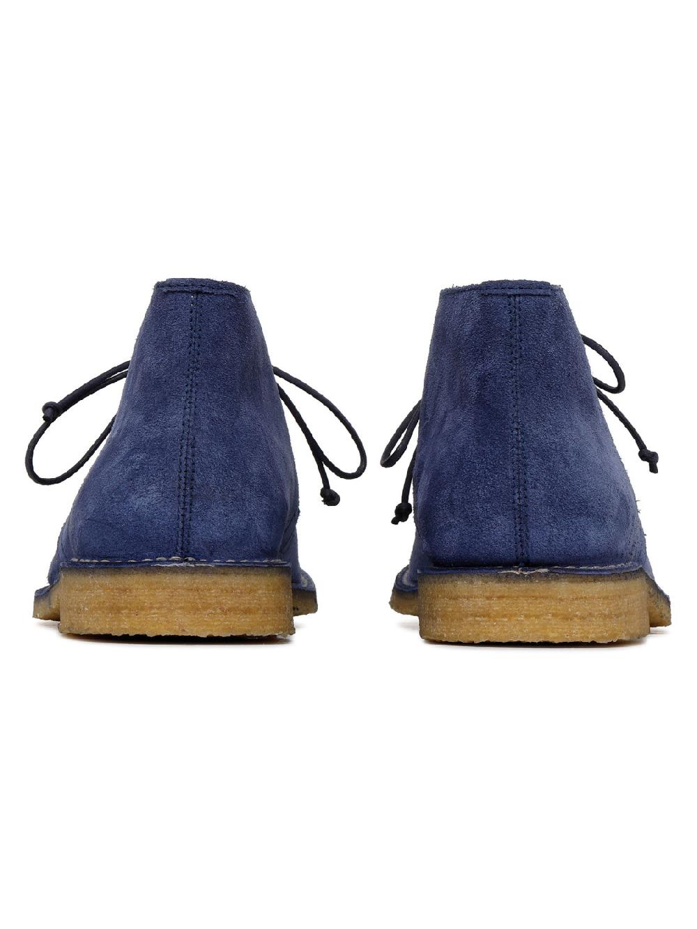 Silvano Sassetti Stivaletti Londra in camoscio blu Moda