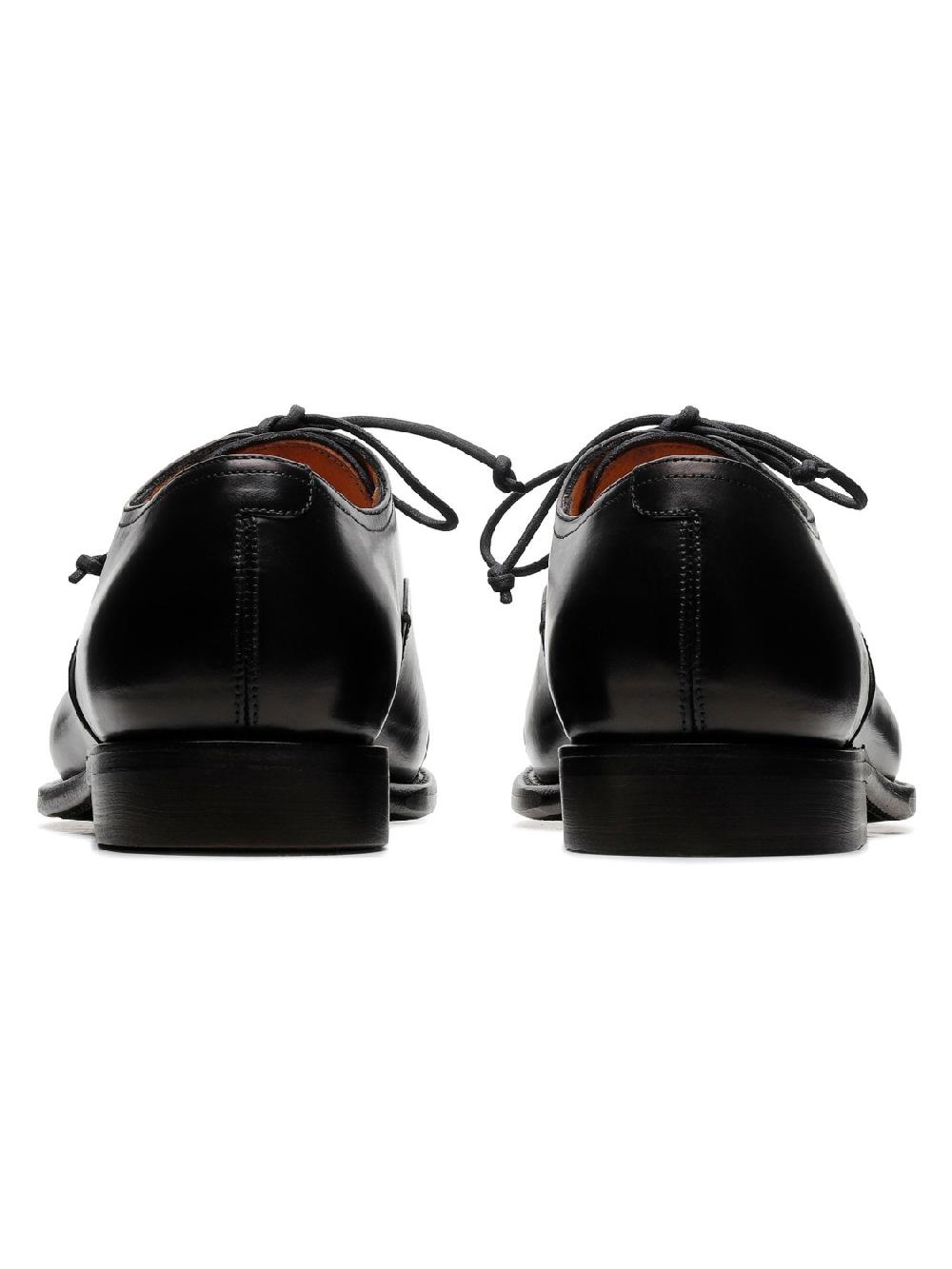 Silvano Sassetti Scarpe Derby Parigi in pelle nera Italia