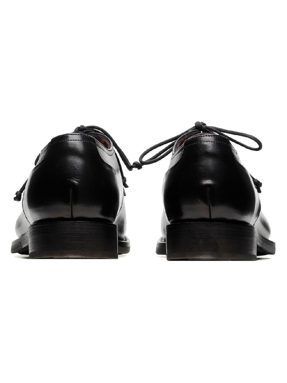 Silvano Sassetti Scarpe Derby Zurigo in pelle nera 2025