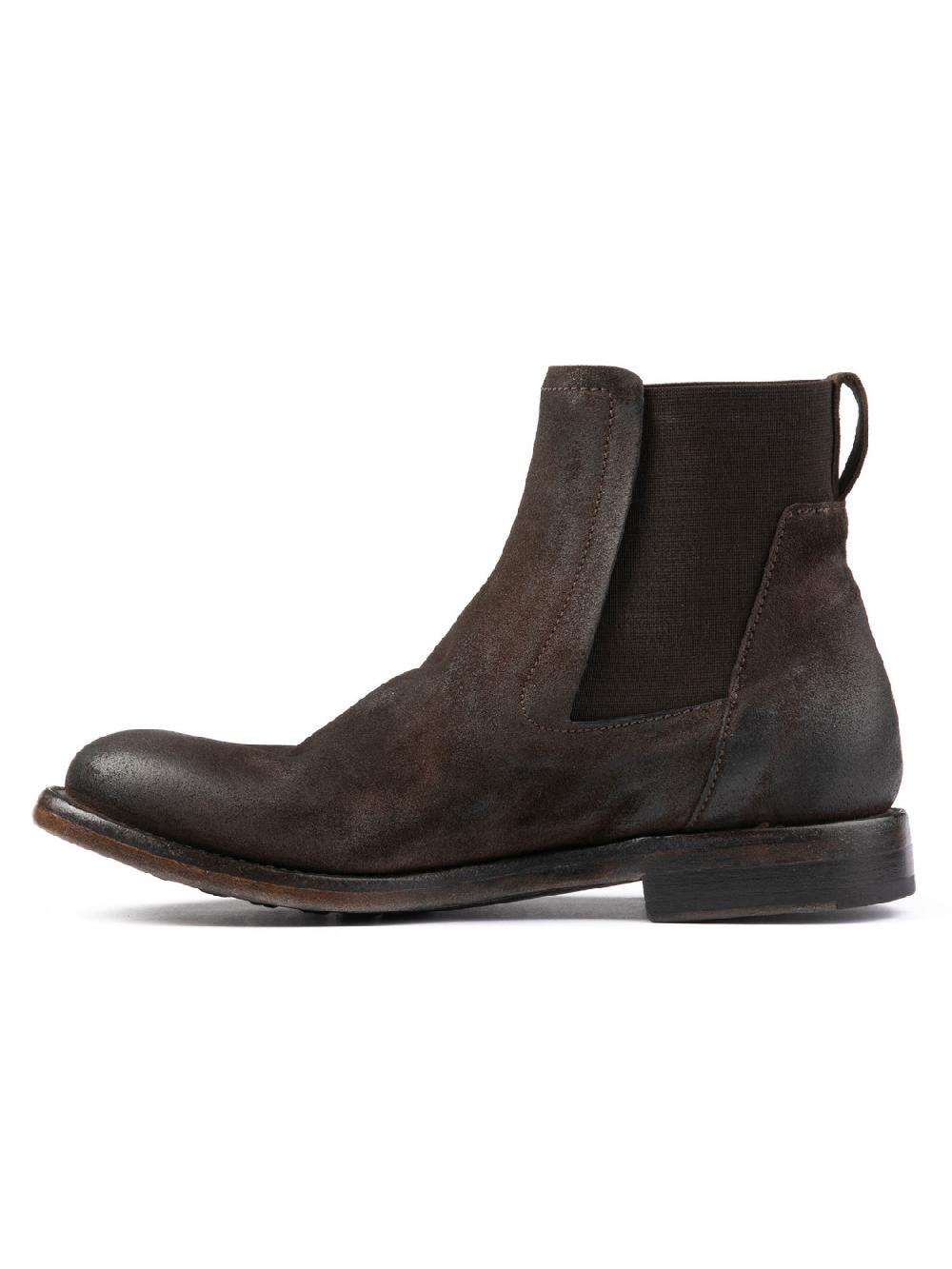 Silvano Sassetti Stivaletti in suede marrone Nuovo