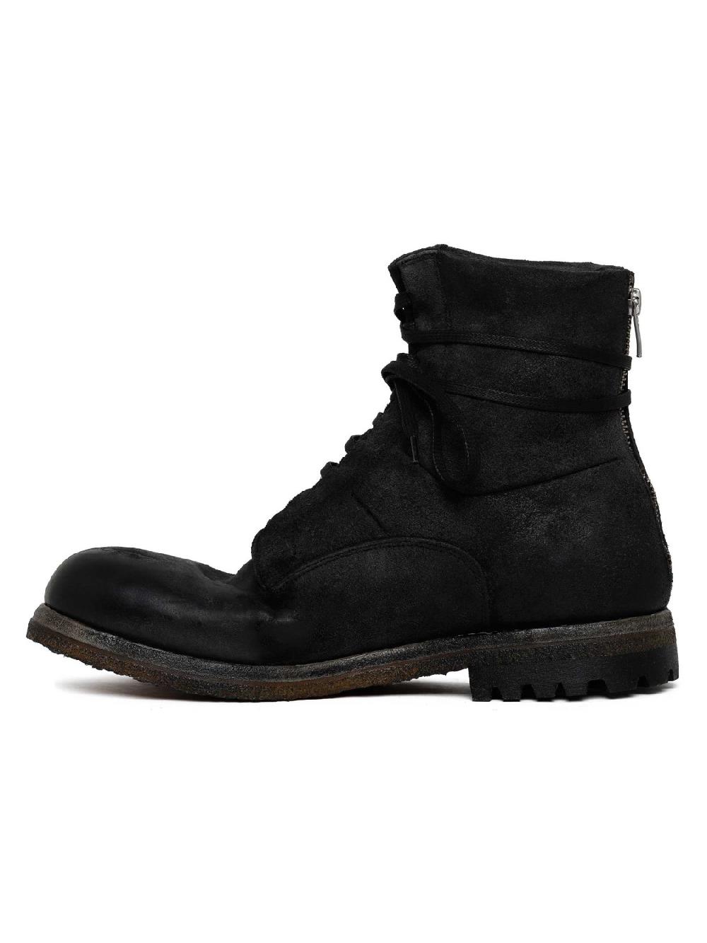 Silvano Sassetti Stivaletti in suede nero Presa