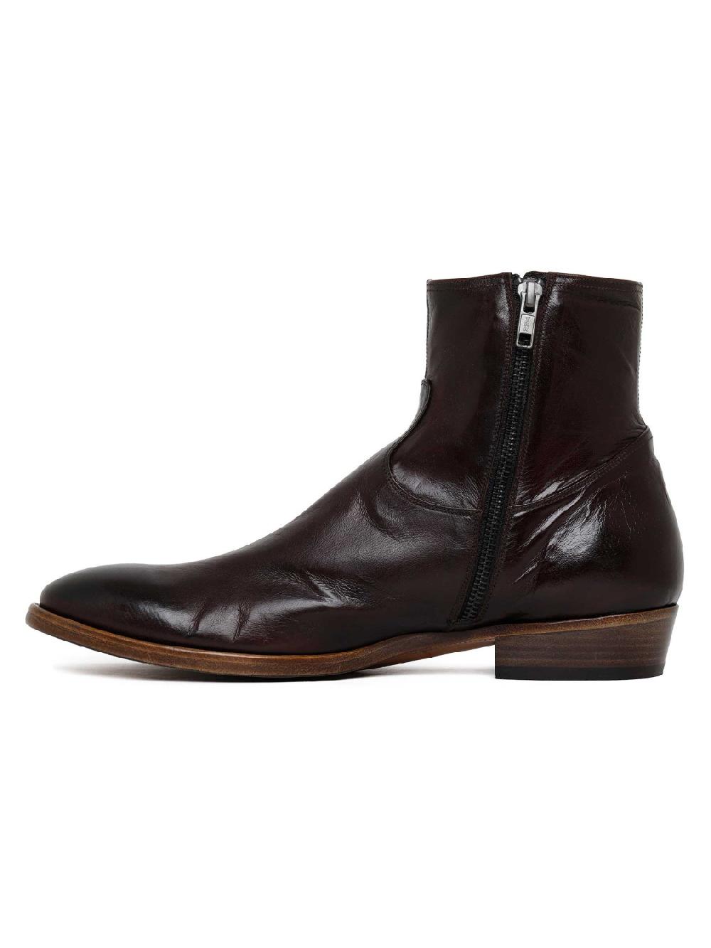 Silvano Sassetti Stivaletti in jagger marrone scuro Sconto