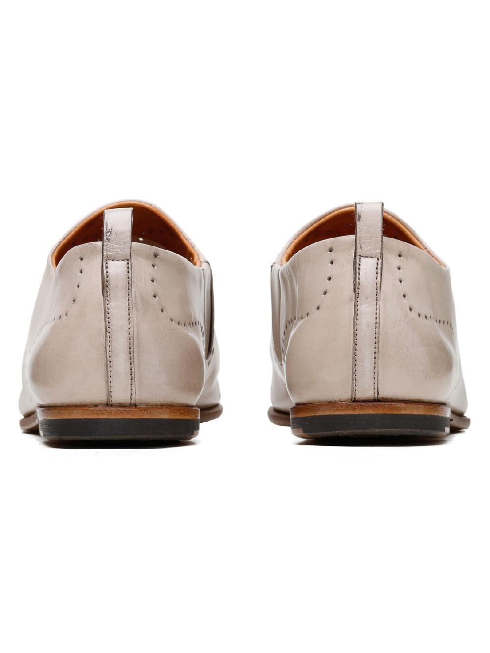 Silvano Sassetti Slippers in pelle color crema In Saldo