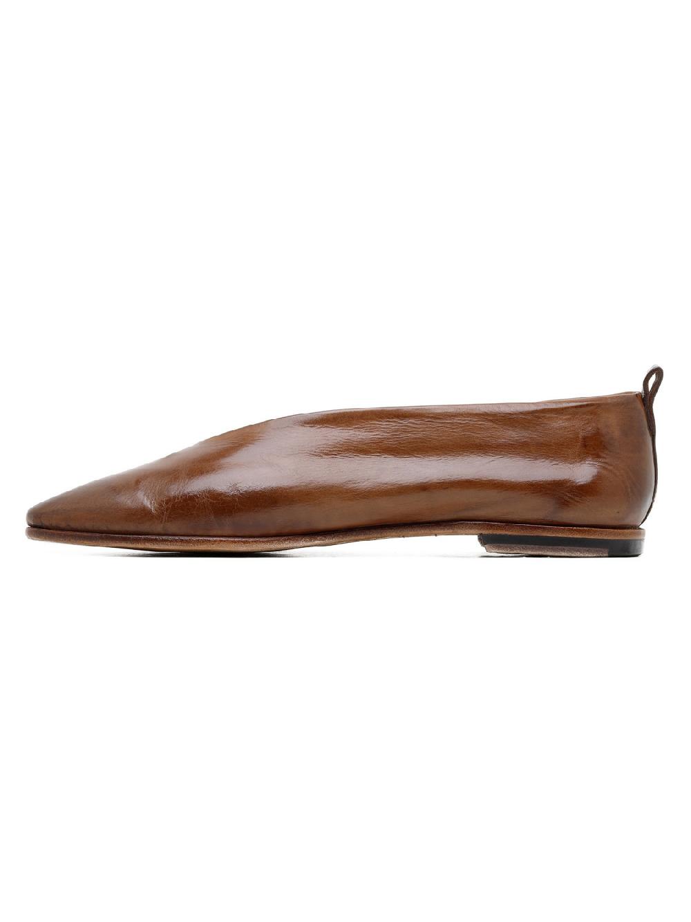 Silvano Sassetti Slippers in vitello spazzolato marrone Offerta speciale