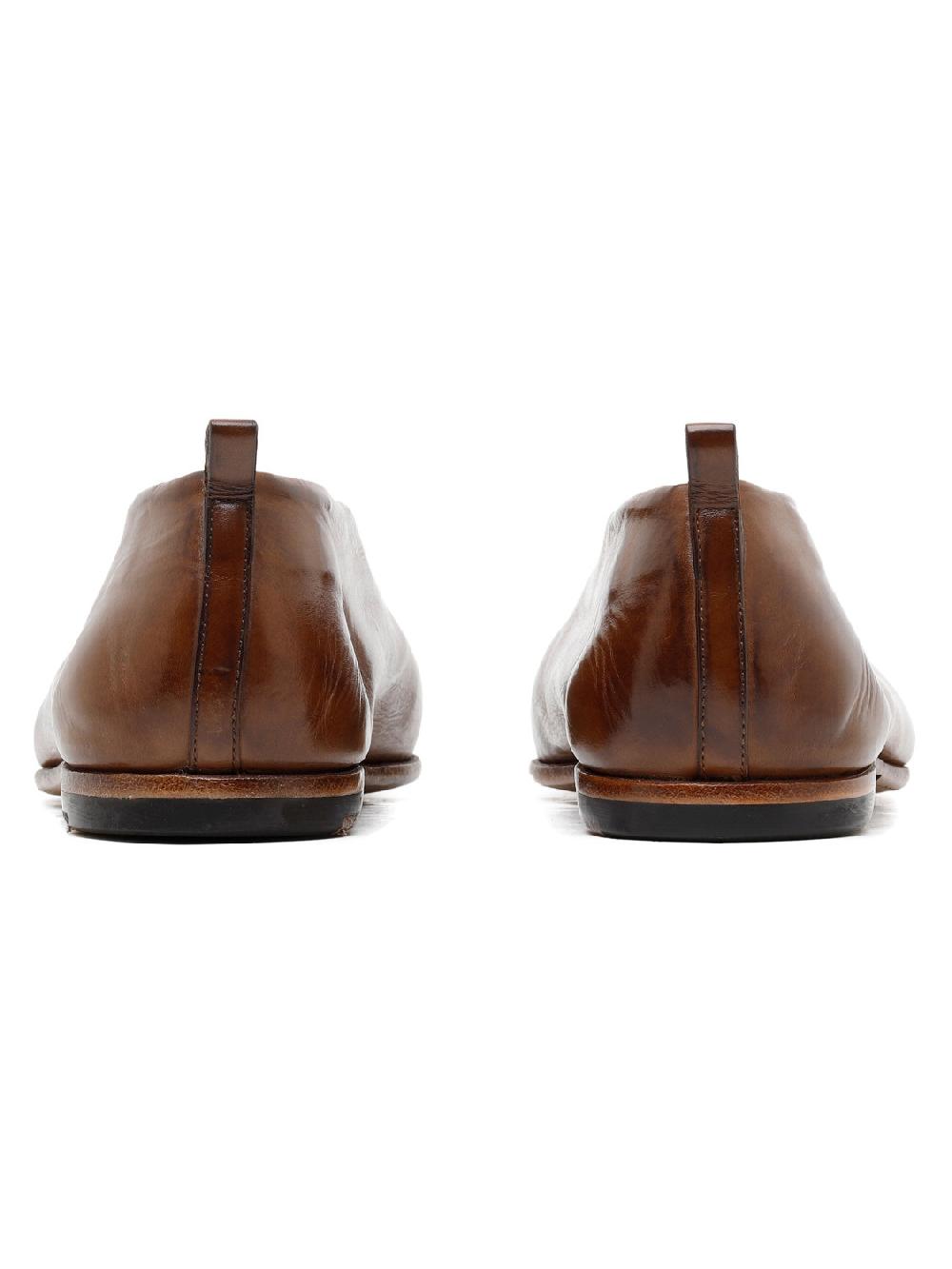 Silvano Sassetti Slippers in vitello spazzolato marrone Offerta speciale