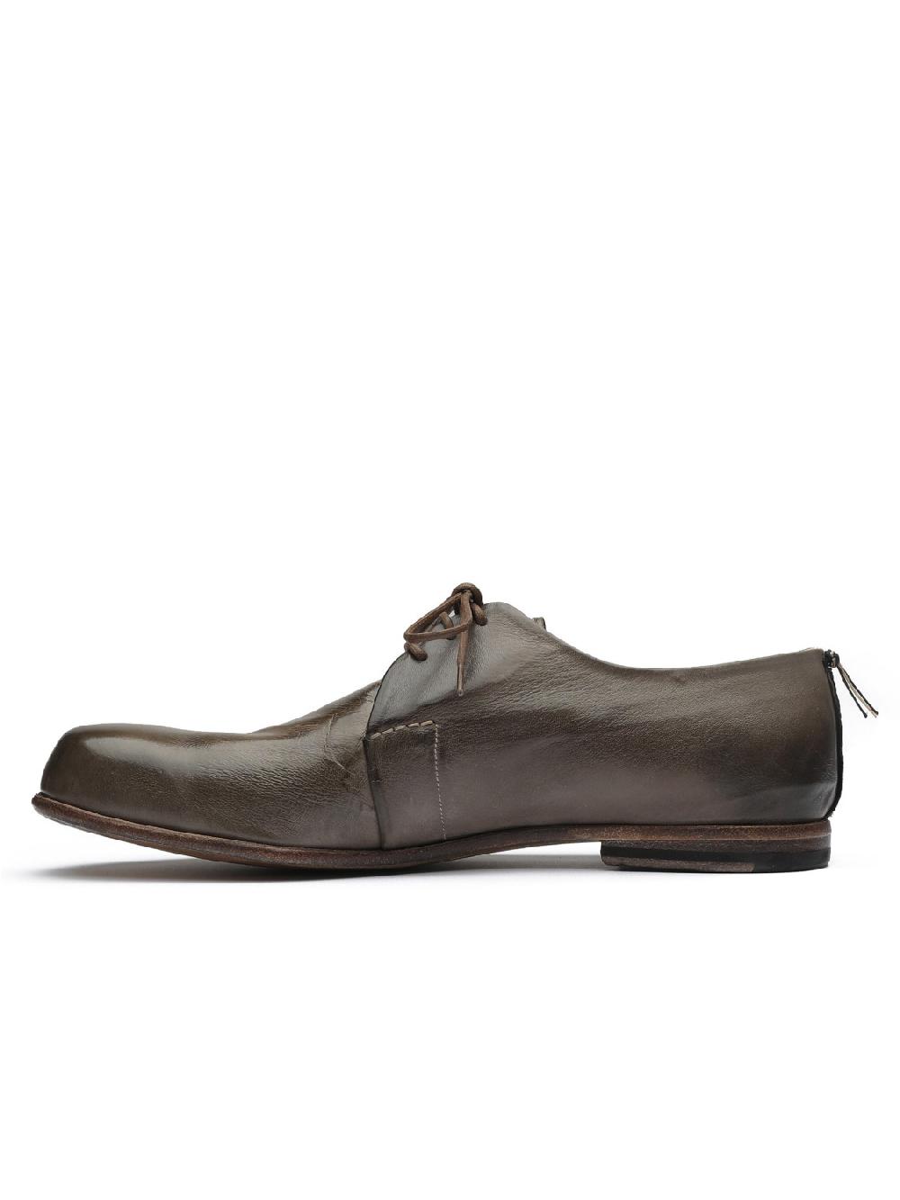 Silvano Sassetti Scarpe Derby in pelle grigia Grande vendita