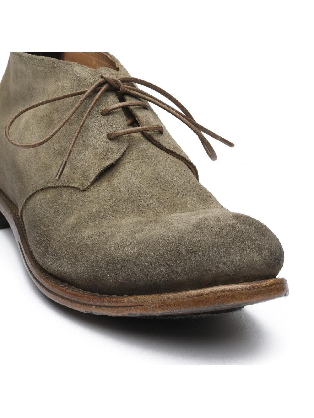 Silvano Sassetti Stivaletti in suede color kaki Vendite stagionali