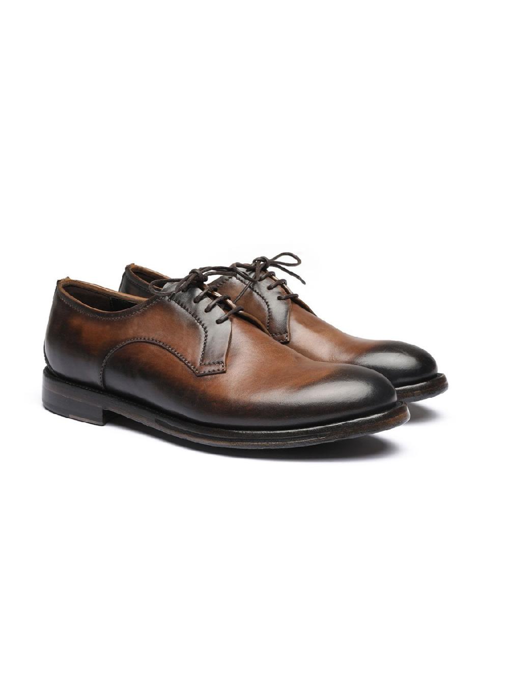 Silvano Sassetti Scarpe Derby in pelle marrone Cyber Monday