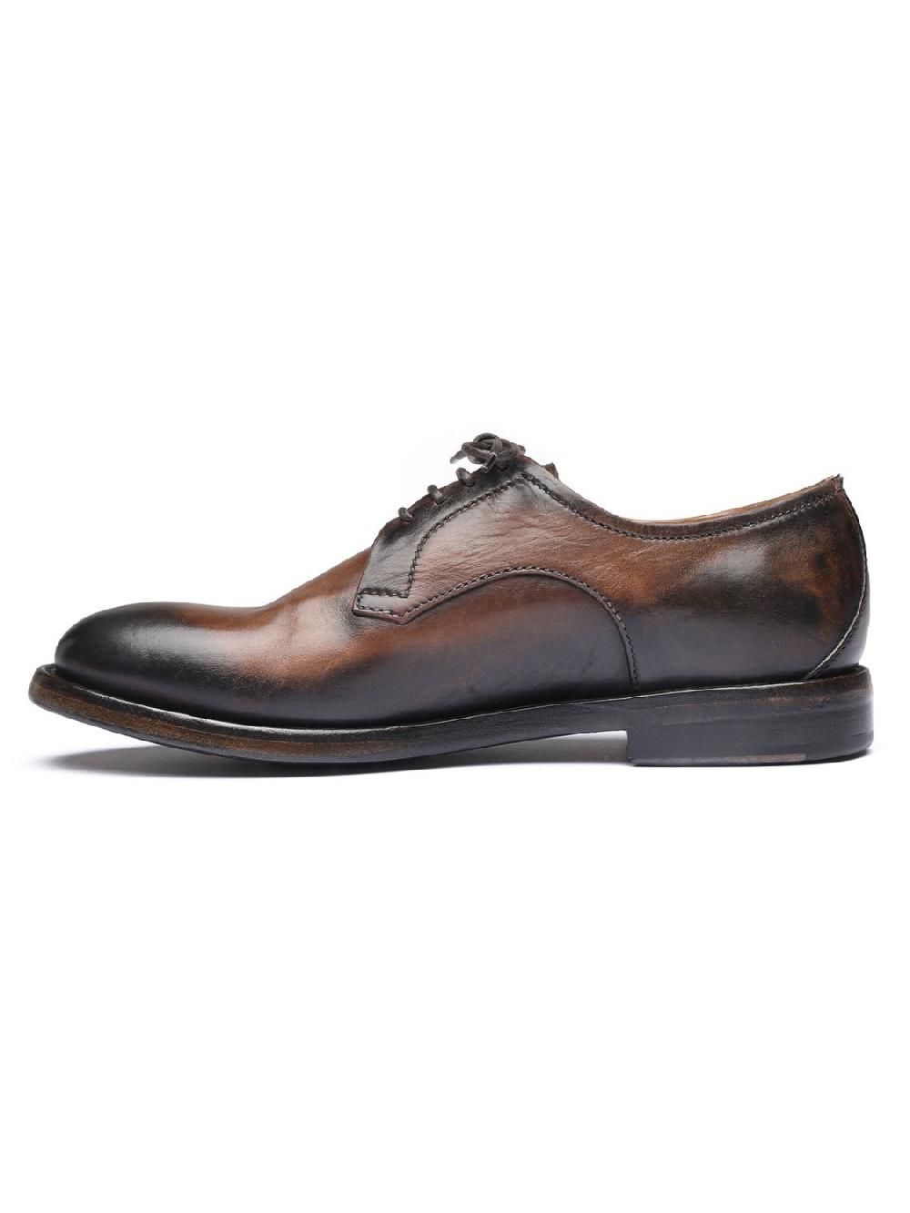 Silvano Sassetti Scarpe Derby in pelle marrone Cyber Monday