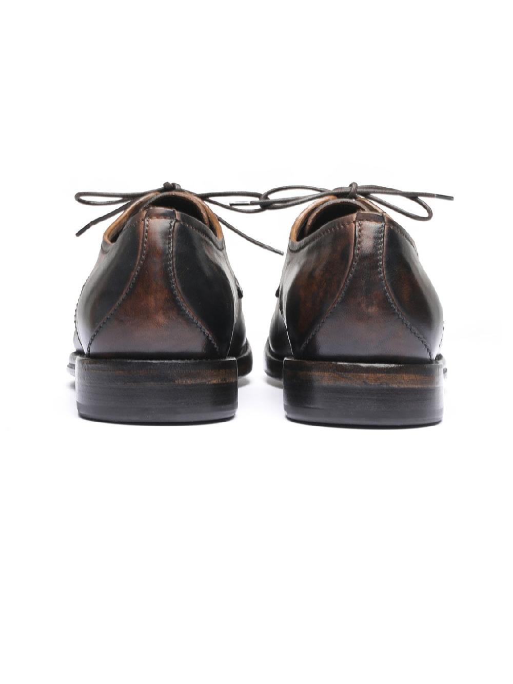 Silvano Sassetti Scarpe Derby in pelle marrone Cyber Monday