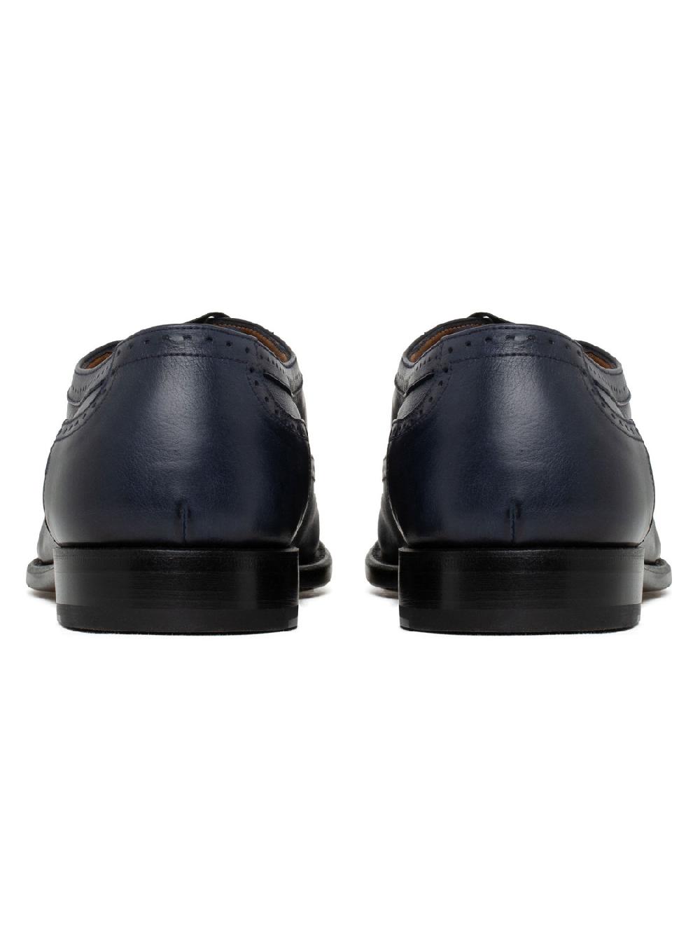 Silvano Sassetti Scarpe Derby in pelle blu Offerta per la Festa della Mamma