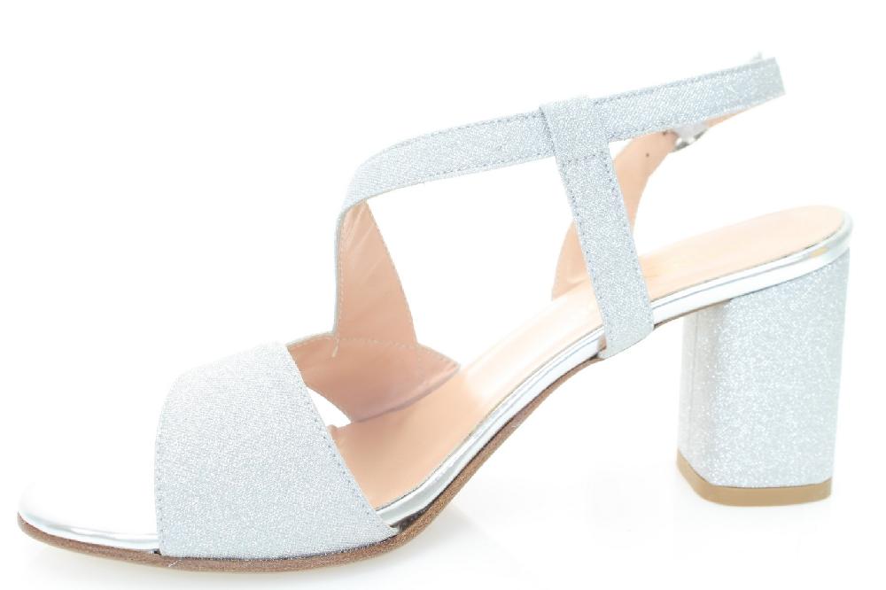 Soffice Sogno Sandalo in tessuto effetto glitter Offerte
