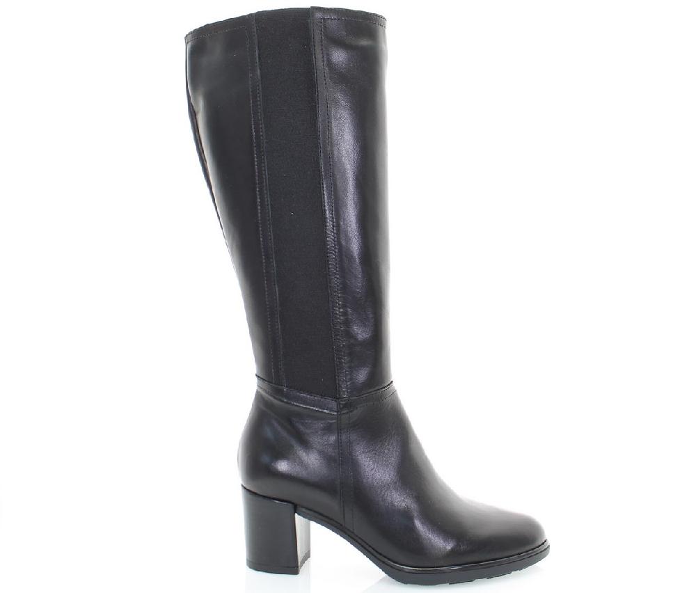 Soffice Sogno Stivale in pelle con elastico e zip Italy