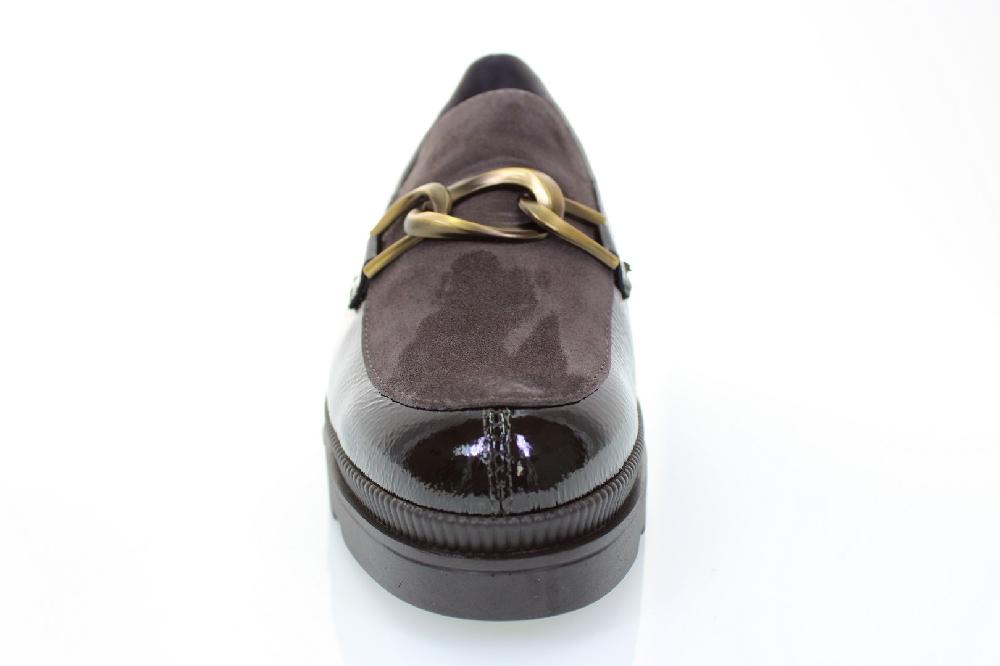 Soffice Sogno Slip on in pelle effetto vernice Vendita Calda