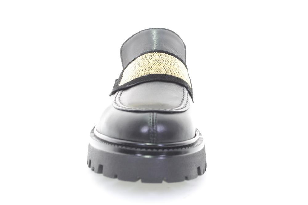 Soffice Sogno Mocassino in pelle con ornamento Acquista Ora