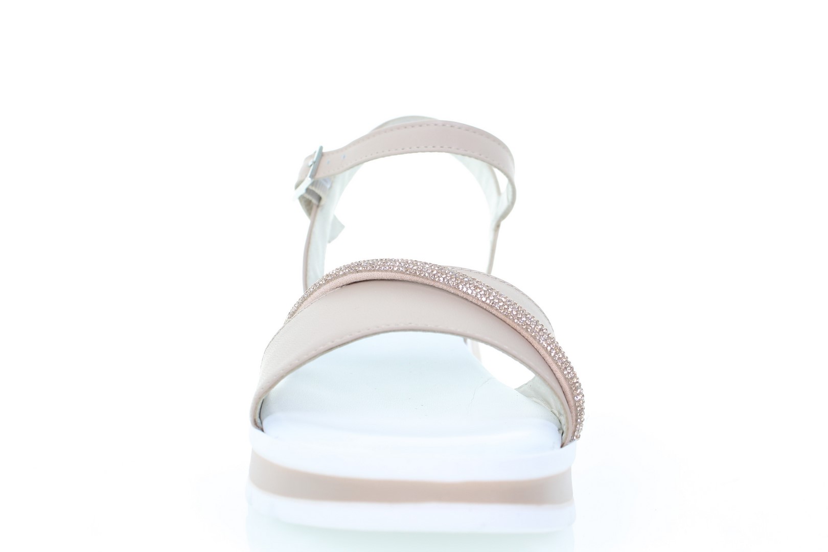 Soffice Sogno Sandalo in pelle con ornamento Super sconto