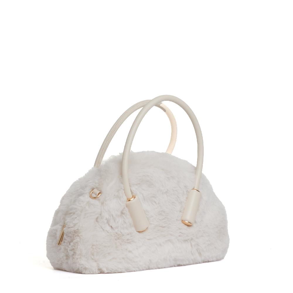 Sorelle Perego bauletto in eco fur color conchiglia Vendita Economica